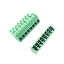 8 Pin Male and Female Pluggable Terminal Connector Right Angle Pitch 3.81mm