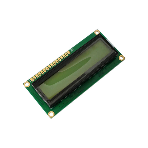 16x2 Character Yellow Backlight LCD Display