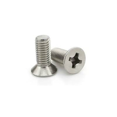 SS 304 CSK Countersunk Philips Head M3 X 10 mm Bolt