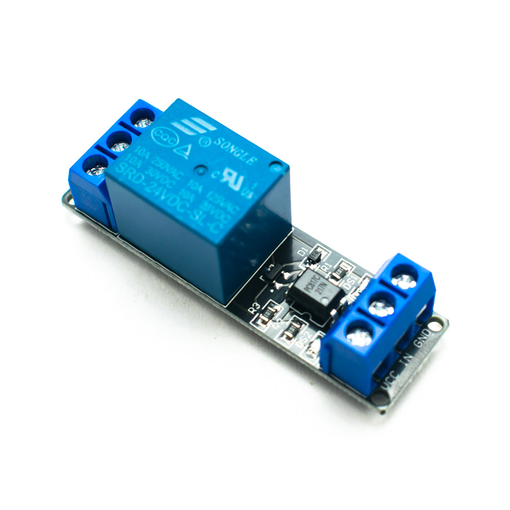 Buy 24V 10A Single Channel Relay Module with Optocoupler at HNHCart.com