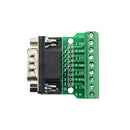 DB9 Male Screw Terminal to RS232 RS485 Conversion Board