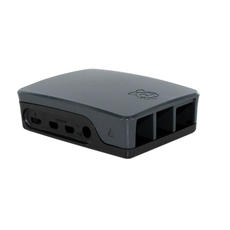 Official Raspberry Pi 4 Case-Black-Grey