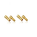 PolyMax 3.5mm Gold Male/Female Connectors 2 PAIRS (4PC)