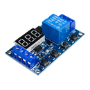 6-20V 1-Channel Power Relay Module with Adjustable Timing Cycle