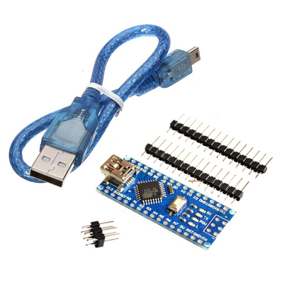 Nano V3.0 CH340 Chip with Mini USB Cable Compatible with Arduino (Unsoldered)