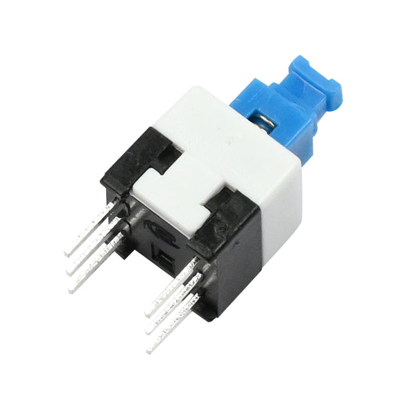 7x7mm 6 Pin No Lock VTR Blue Switch