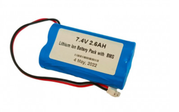 7.4V 26AH 2600mAh Lithium Ion Battery With BMS