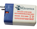 4V 400mah Ni-Cd lead sealed acid type rechargeable battery