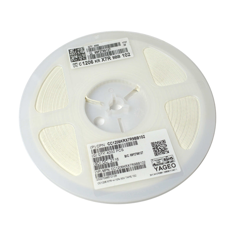 150nF Ceramic Capacitor SMD 1206 (Reel of 3000)